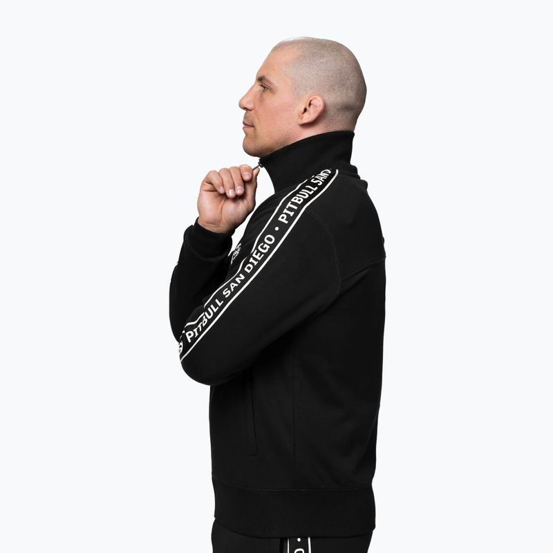 Vyriškas džemperis Pitbull Nexus Track Jacket black 4