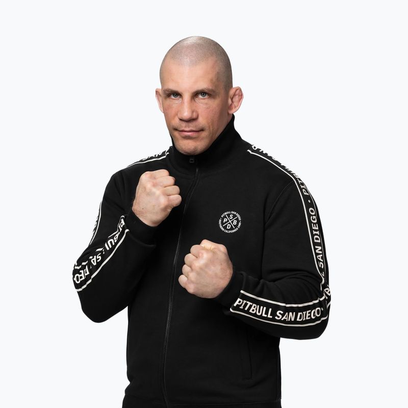 Vyriškas džemperis Pitbull Nexus Track Jacket black 5