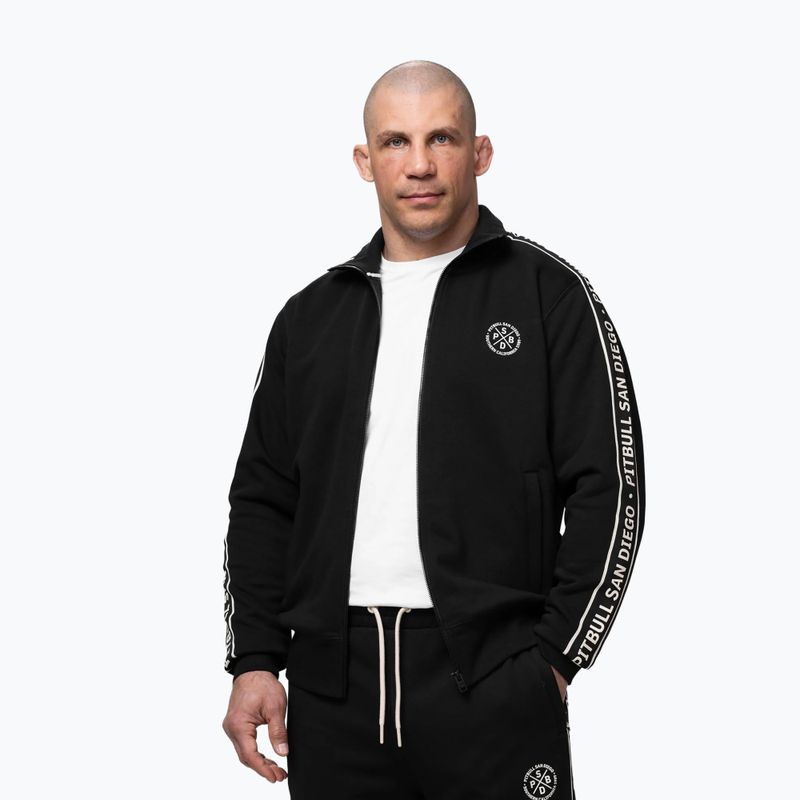 Vyriškas džemperis Pitbull Nexus Track Jacket black 7