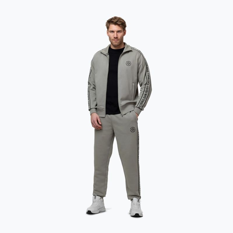 Vyriškas džemperis Pitbull Nexus Track Jacket dusty salvia 2