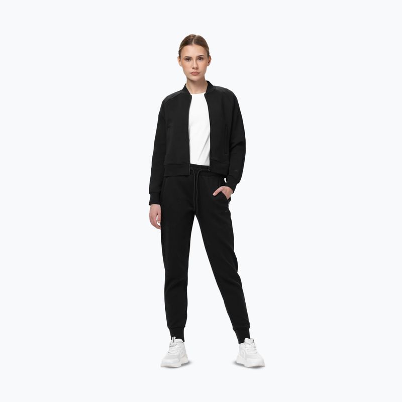 Moteriškas džemperis Pitbull Discovery Collar Zip Track Jacket black 2