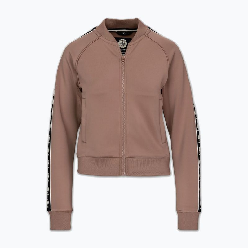 Moteriškas džemperis Pitbull Verona Collar Zip chocolate mousse 6