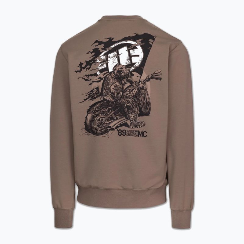 Vyriškas džemperis Pitbull MC Crewneck Sweatshirt brown savana 5