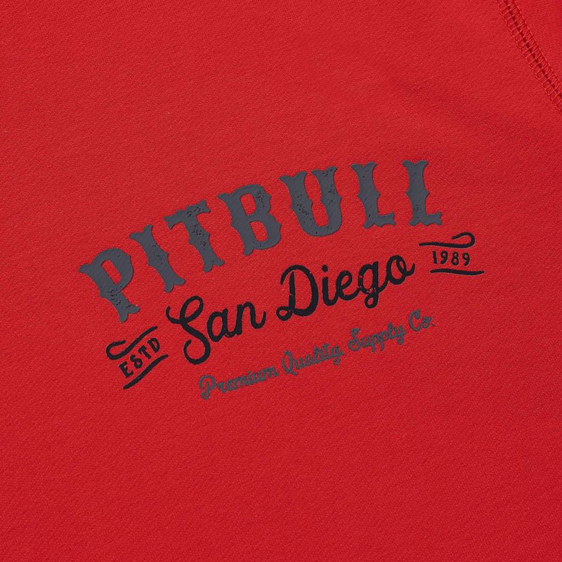 Vyriškas džemperis Pitbull Strenght & Respect Sweatshirt Hooded red 8