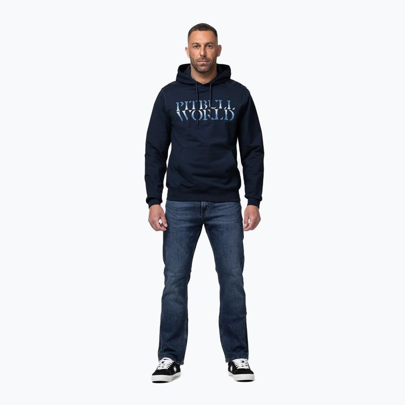 Vyriškas džemperis Pitbull World Sweatshirt Hooded dark navy 2