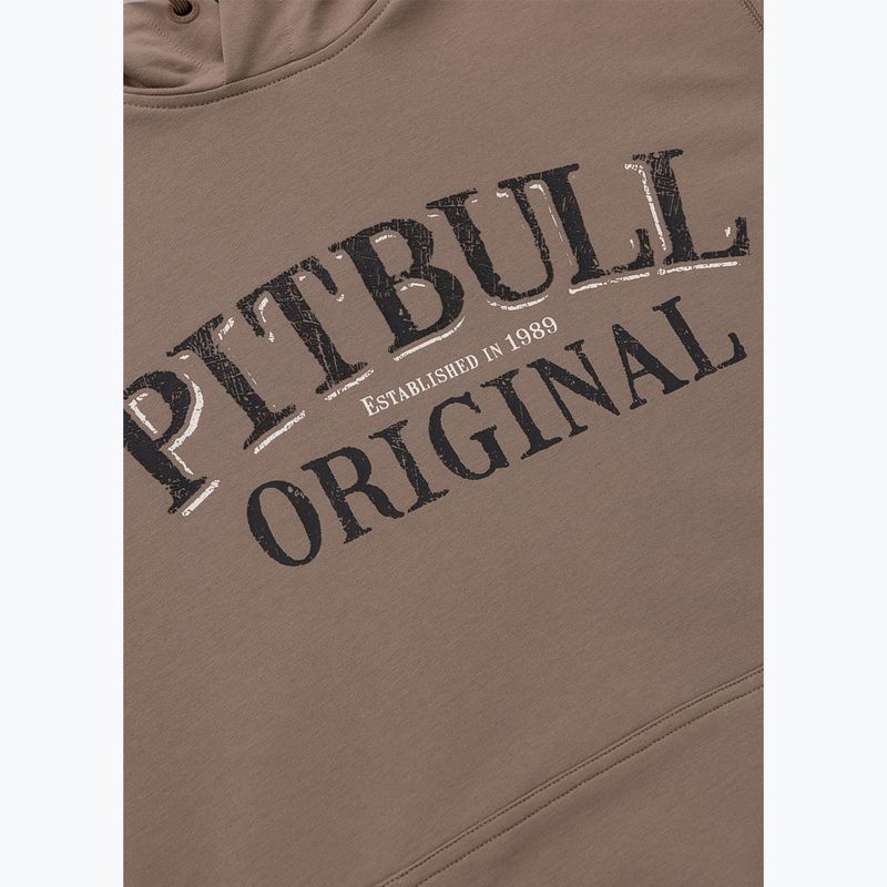 Vyriškas džemperis Pitbull Midnight Sweatshirt Hooded brown savana 10