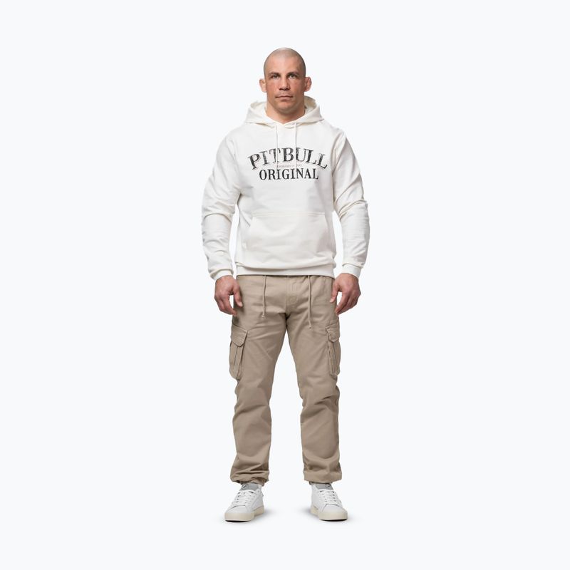 Vyriškas džemperis Pitbull Midnight Sweatshirt Hooded off white 2