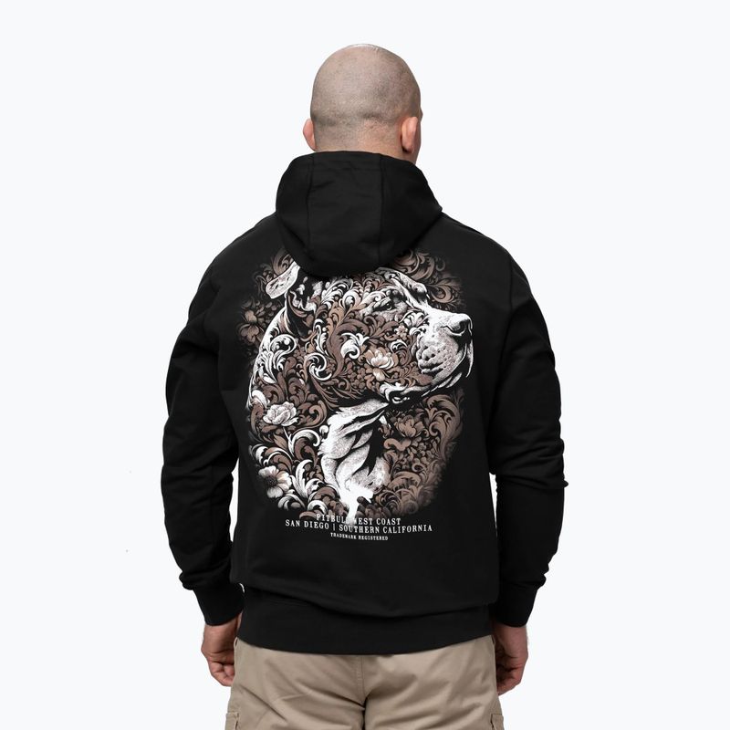 Vyriškas džemperis Pitbull Tatto Hooded black 3