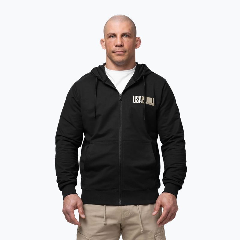 Vyriškas džemperis Pitbull USA Hooded Zip black 4