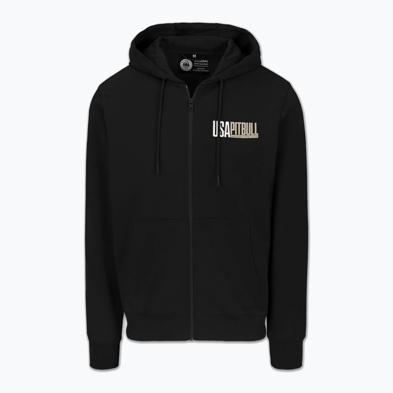 Vyriškas džemperis Pitbull USA Hooded Zip black 6