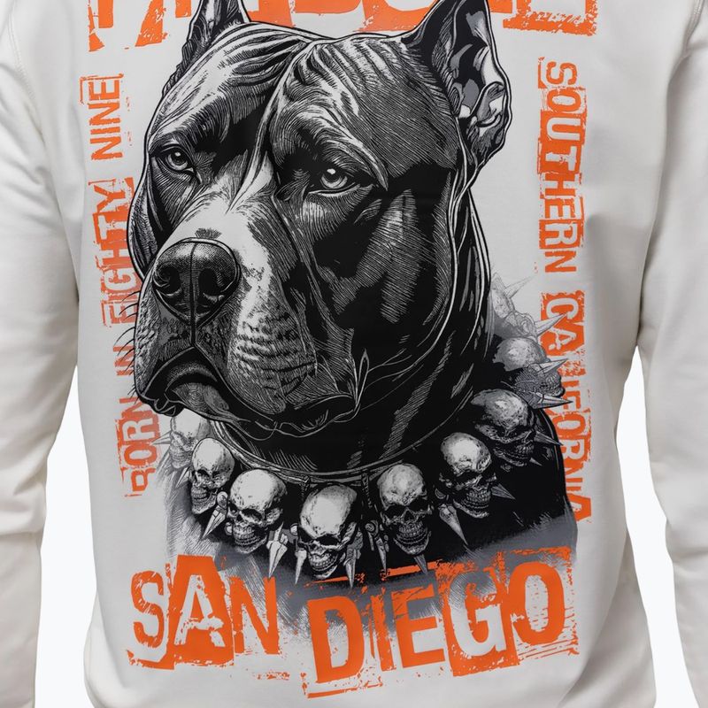 Vyriškas džemperis Pitbull Blacky Sweatshirt Zip Hooded off white 4