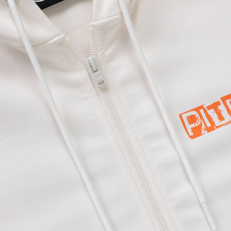 Vyriškas džemperis Pitbull Blacky Sweatshirt Zip Hooded off white 7
