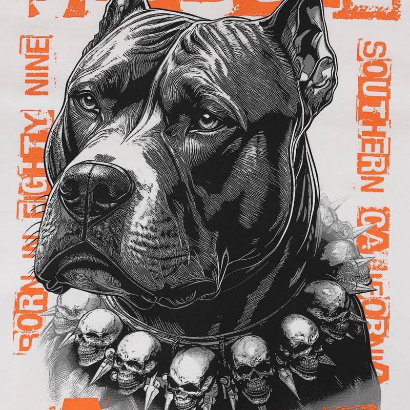 Vyriškas džemperis Pitbull Blacky Sweatshirt Zip Hooded off white 9