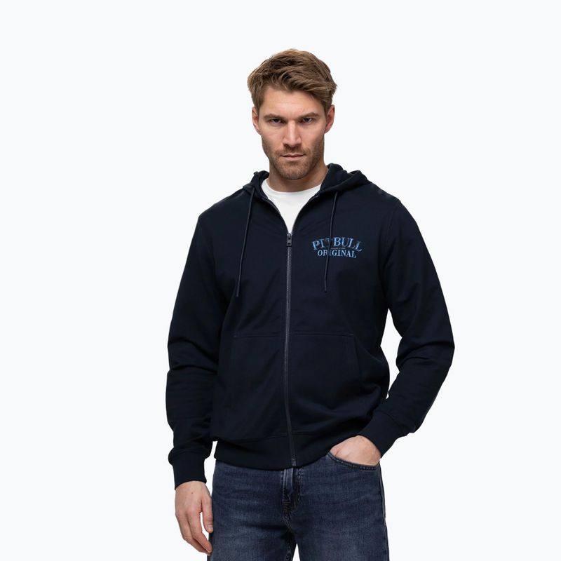 Vyriškas džemperis Pitbull Midnight Sweatshirt Zip Hooded dark navy 4