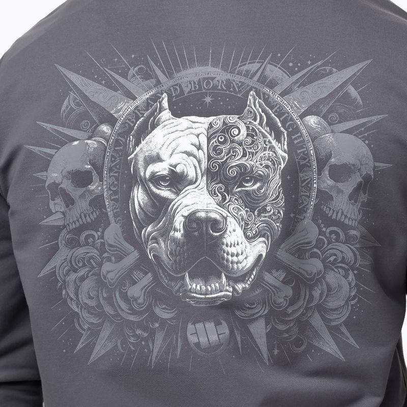 Vyriškas džemperis Pitbull World Sweatshirt Zip Hooded graphite 5