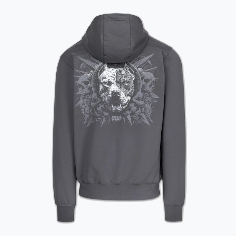 Vyriškas džemperis Pitbull World Sweatshirt Zip Hooded graphite 7