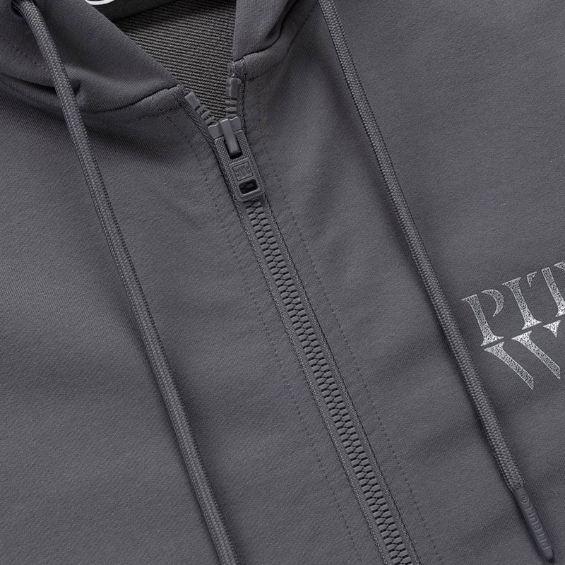 Vyriškas džemperis Pitbull World Sweatshirt Zip Hooded graphite 9