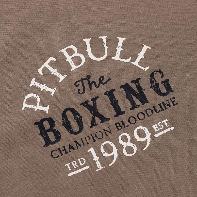 Vyriškas džemperis Pitbull Bloodline 2 Sweatshirt Zip Hooded brown savana 8