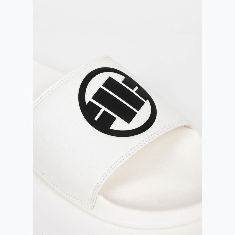 Vyriškos šlepetės Pitbull Logo white 4