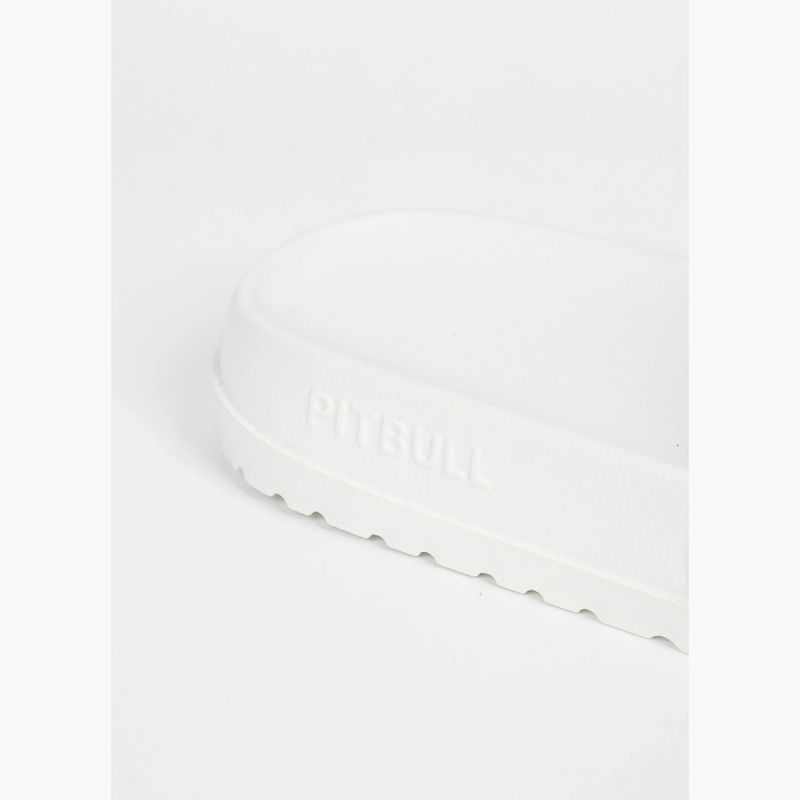 Moteriškos šlepetės Pitbull White logo 6