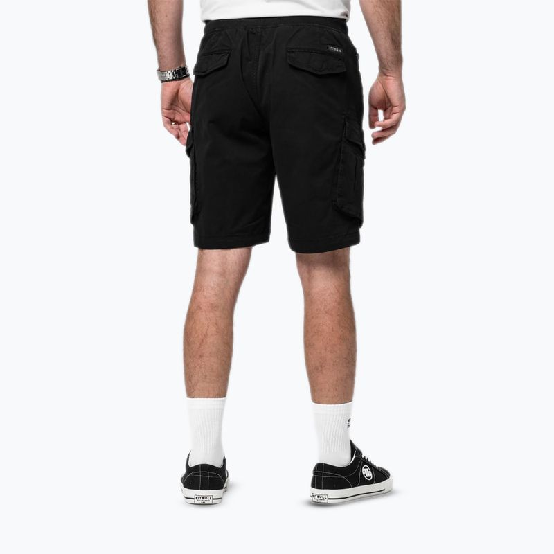 Vyriški šortai Pitbull Proctor Drawstring Cargo juodi 2