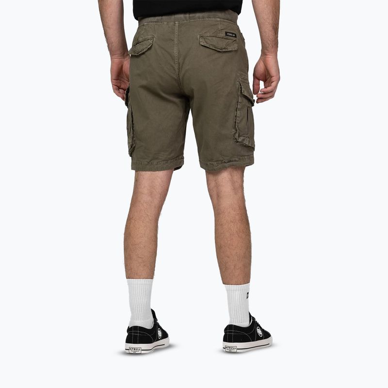 Vyriški šortai Pitbull Proctor Drawstring Cargo olive 2