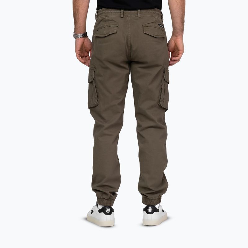 Vyriškos kelnės Pitbull Proctor Drawstring Jogger Cargo olive 2