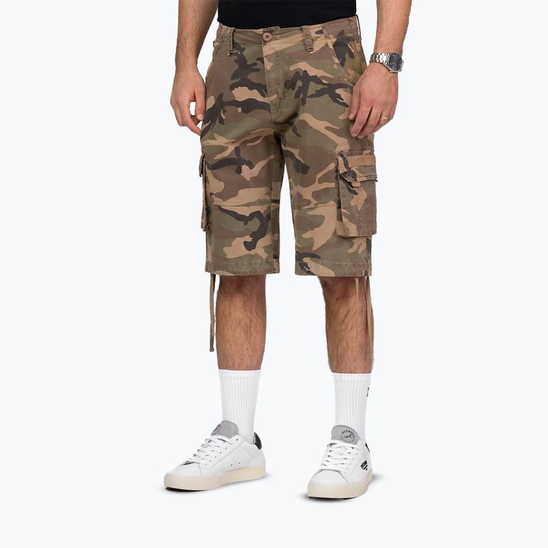 Vyriški šortai Pitbull Volmer Long Cargo camo 4