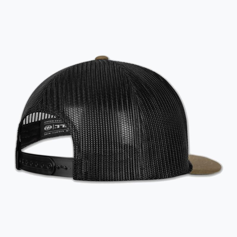 Vyriška kepurė su snapeliu Pitbull Original 1989 dark olive/black 2