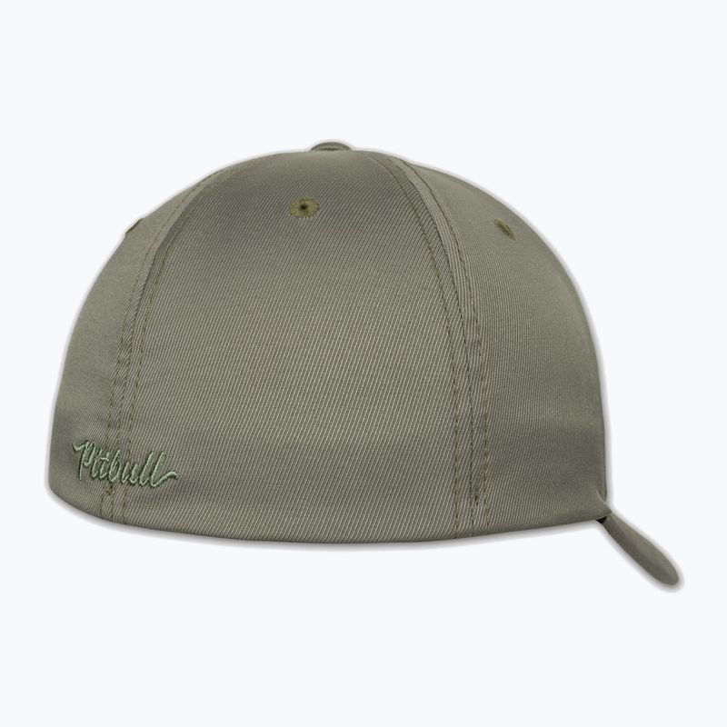 Vyriška kepurė su snapeliu Pitbull Full Cap 3D Cal Flexfit Dusty Salvia green 2