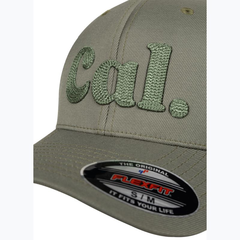 Vyriška kepurė su snapeliu Pitbull Full Cap 3D Cal Flexfit Dusty Salvia green 3