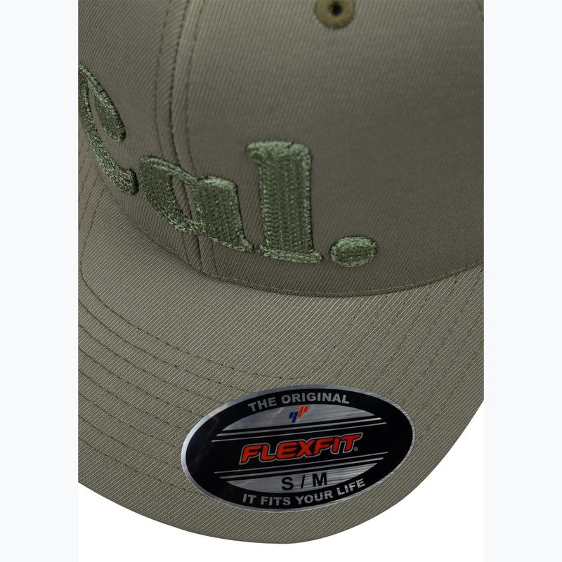 Vyriška kepurė su snapeliu Pitbull Full Cap 3D Cal Flexfit Dusty Salvia green 6
