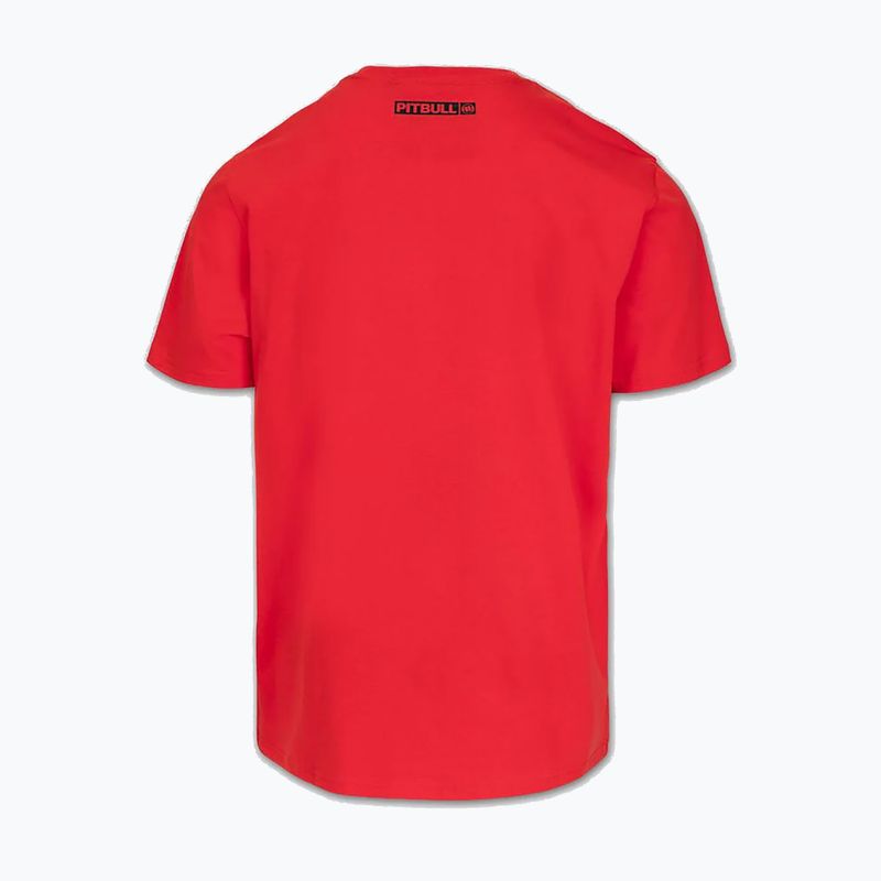Vyriški marškinėliai Pitbull Hilltop fluo/red 4