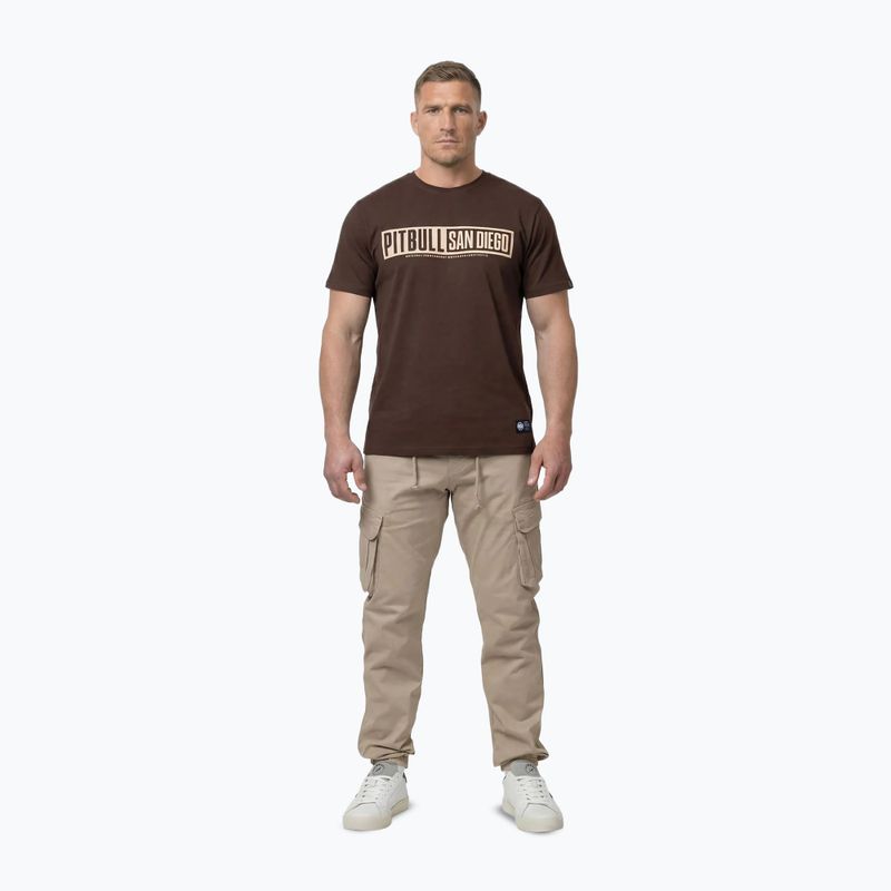 Vyriški marškinėliai Pitbull Eighty Nine Dog dark chocolate 2