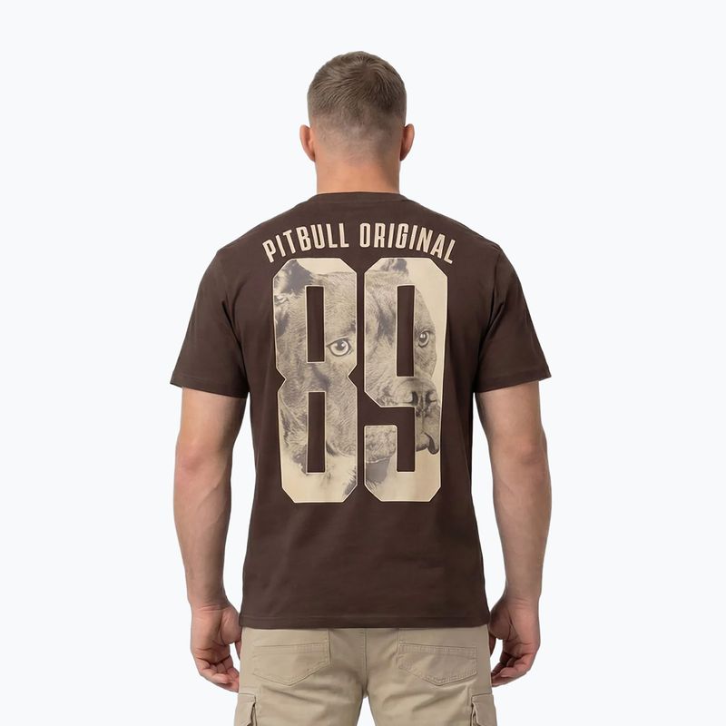 Vyriški marškinėliai Pitbull Eighty Nine Dog dark chocolate 3