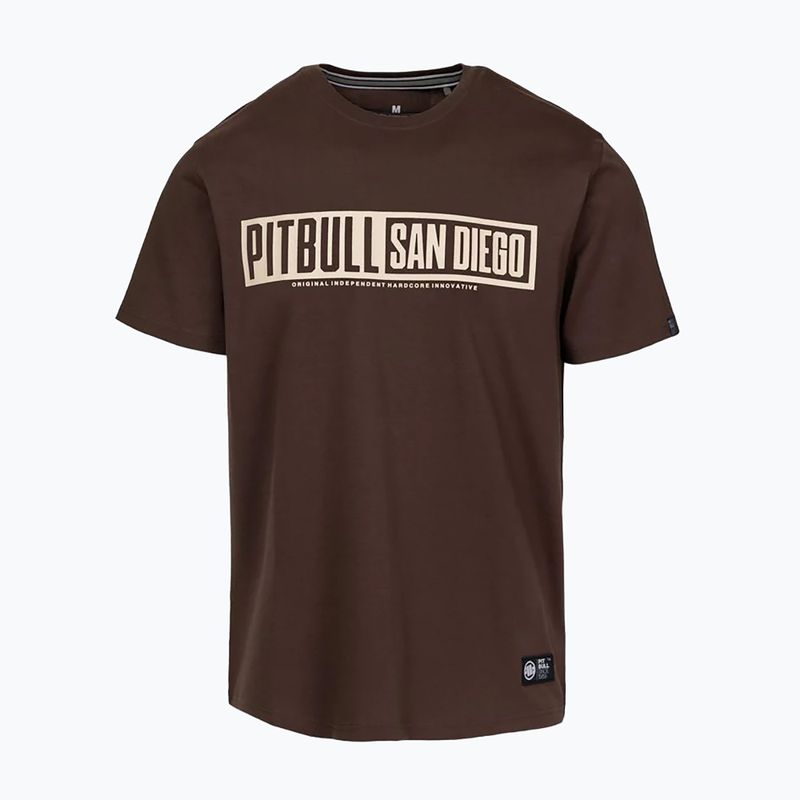 Vyriški marškinėliai Pitbull Eighty Nine Dog dark chocolate 5