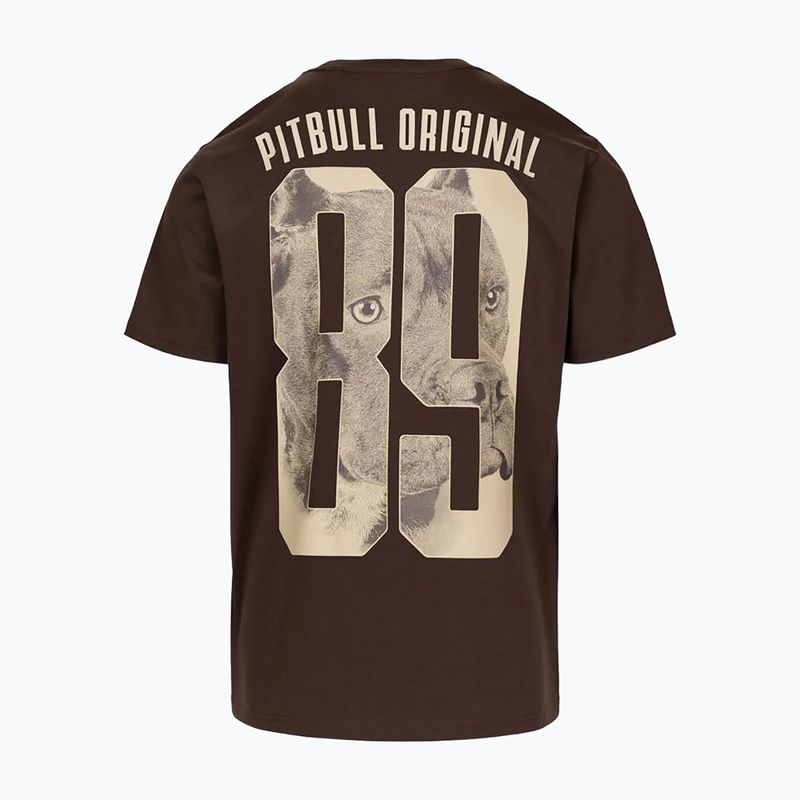 Vyriški marškinėliai Pitbull Eighty Nine Dog dark chocolate 6