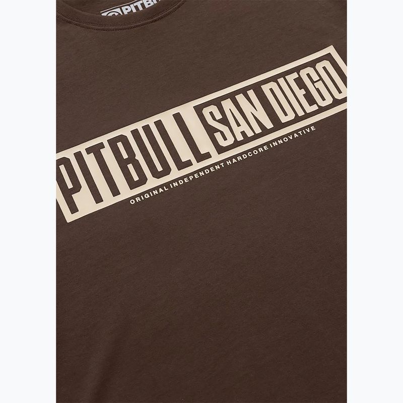 Vyriški marškinėliai Pitbull Eighty Nine Dog dark chocolate 8