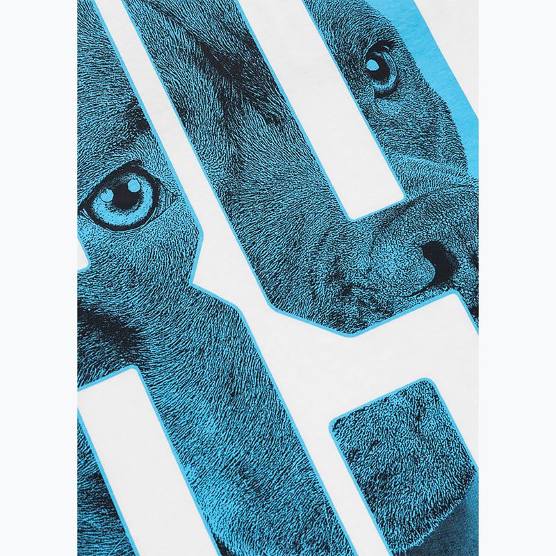 Vyriški marškinėliai Pitbull Eighty Nine Dog balta/šviesiai mėlyna 10