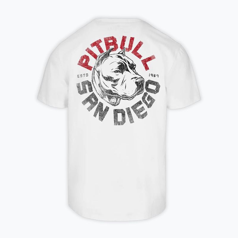 Vyriški marškinėliai Pitbull Dog SD white 5