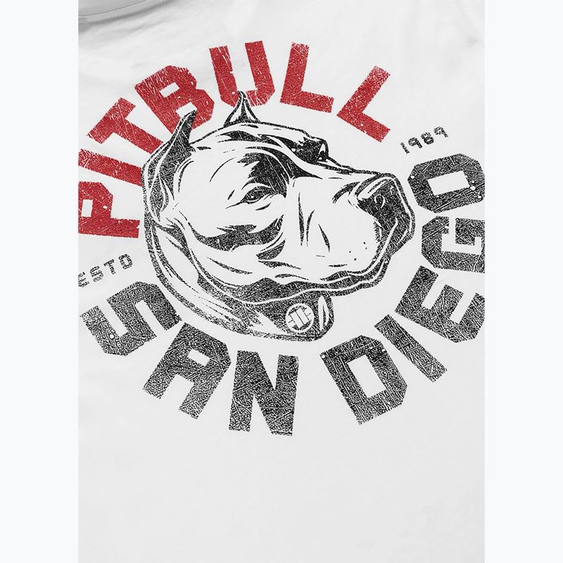 Vyriški marškinėliai Pitbull Dog SD white 8