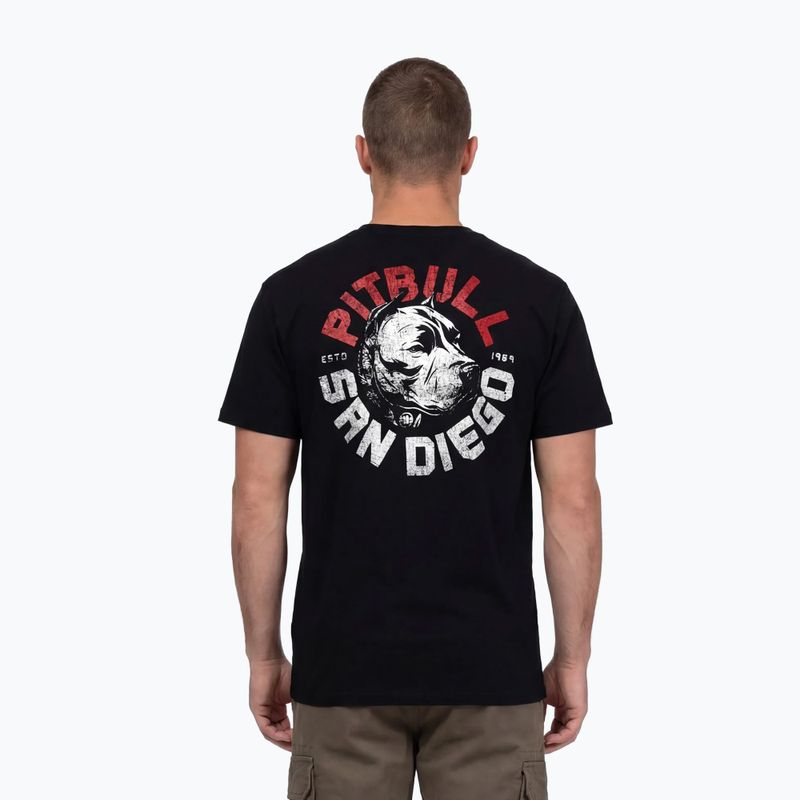 Vyriški marškinėliai Pitbull Dog SD black 3