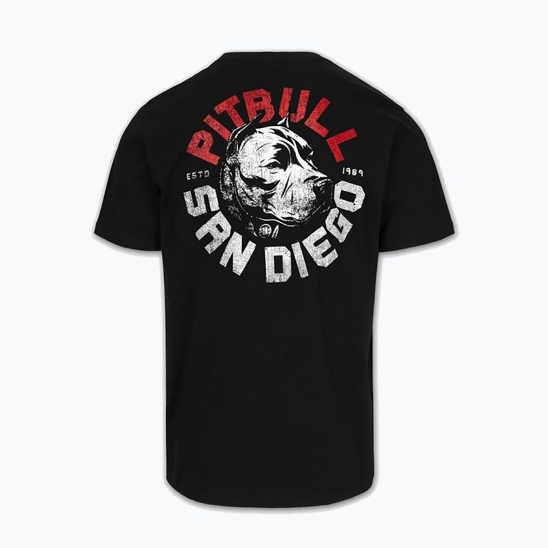 Vyriški marškinėliai Pitbull Dog SD black 6