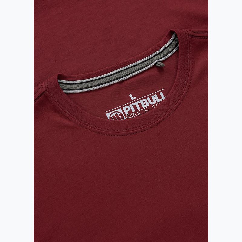 Vyriški marškinėliai Pitbull Dog SD burgundy 6