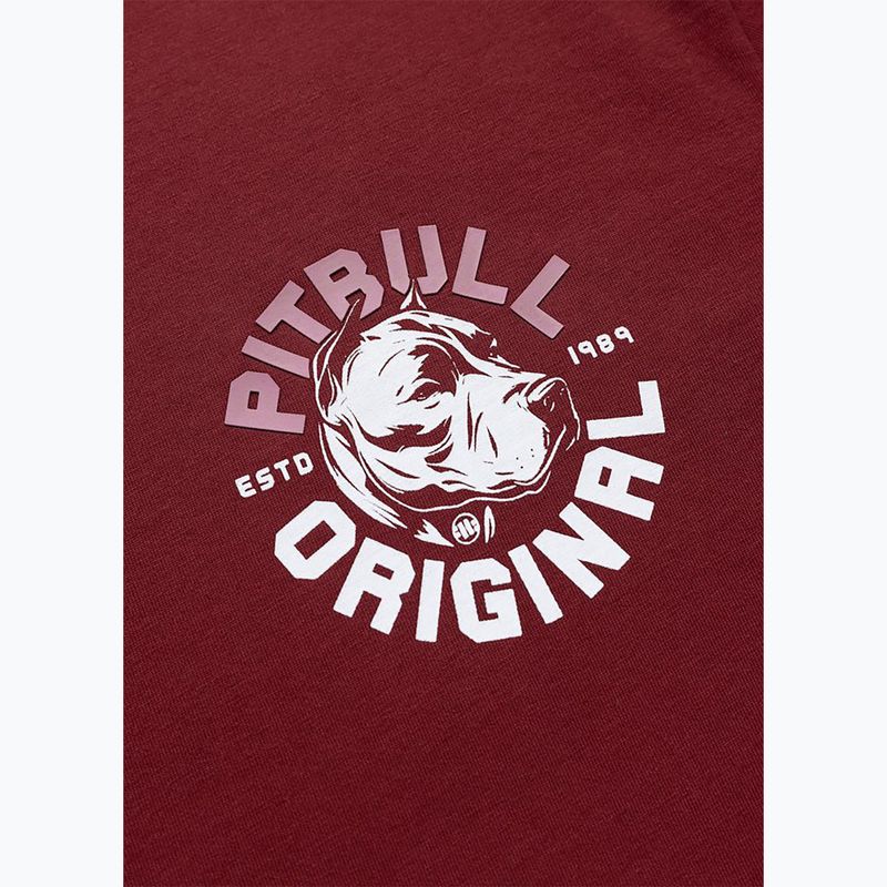 Vyriški marškinėliai Pitbull Dog SD burgundy 7