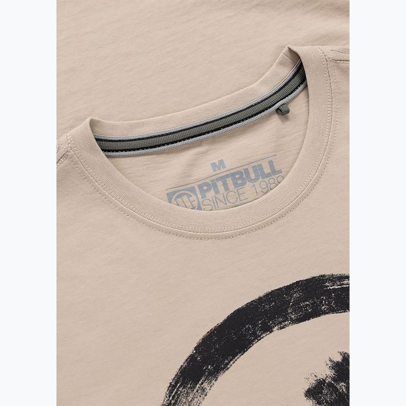 Vyriški marškinėliai Pitbull Palms ultra light sand logo 6