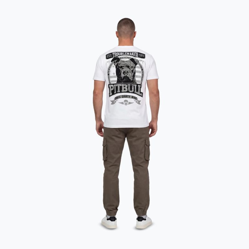 Vyriški marškinėliai Pitbull Troublemarker white 4