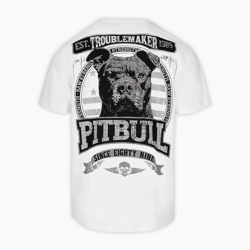 Vyriški marškinėliai Pitbull Troublemarker white 6