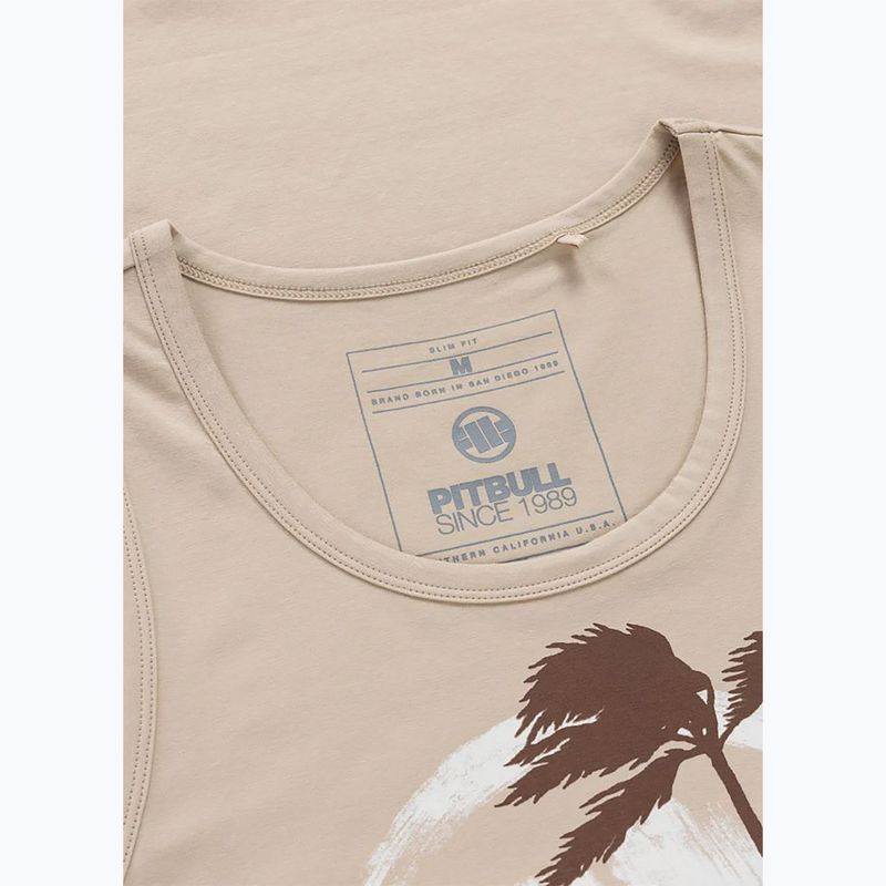 Vyriški marškinėliai Pitbull Palms Tank Top light sand 5
