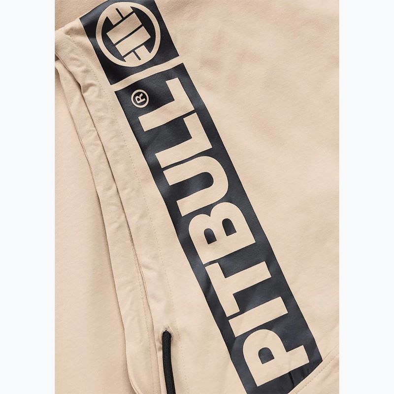 Vyriškas treniruočių džemperis Pitbull Mercado Hilltop Sleeveless Hooded pale sand 7